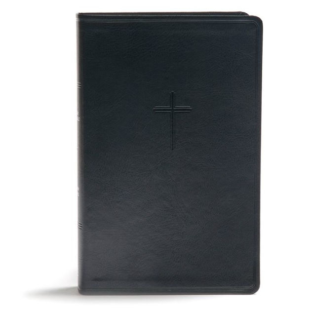 CSB Everyday Study Bible, Black LeatherTouch Black Letter, Study Notes