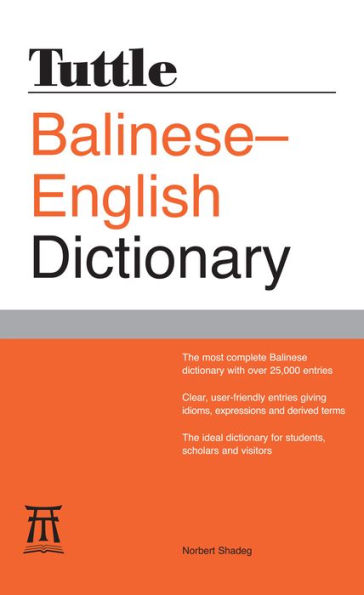 Tuttle Balinese-English Dictionary