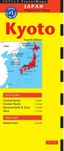 Title: Kyoto Travel Map Fourth Edition, Author: Periplus Editors