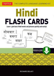 Title: Hindi Flash Cards Ebook: Learn 1,500 basic Hindi words and phrases quickly and easily! (Online Audio Included), Author: Richard Delacy