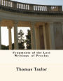 Fragments of the Lost Writings of Proclus