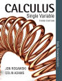 Calculus Early Transcendentals Single Variable / Edition 3