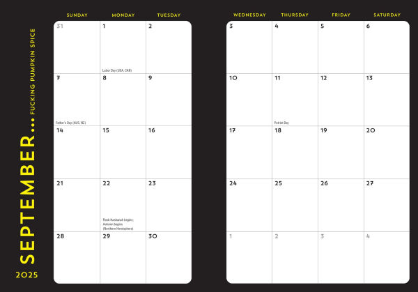 2025-2026 Carpe F*cking Diem Planner