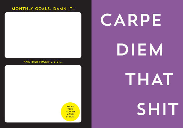 2025-2026 Carpe F*cking Diem Planner