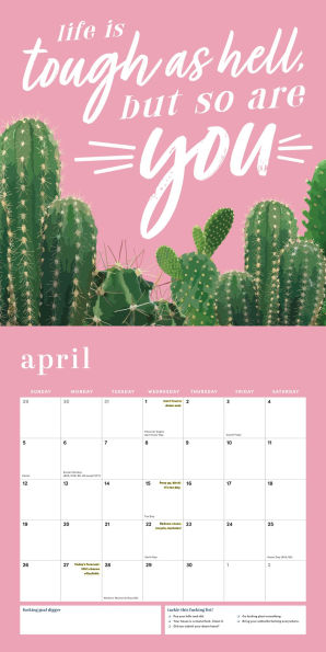 2026 She Believed She Could So She F*cking Did Wall Calendar