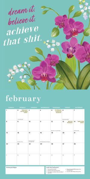 2026 She Believed She Could So She F*cking Did Wall Calendar