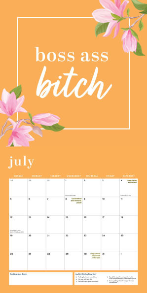 2026 She Believed She Could So She F*cking Did Wall Calendar