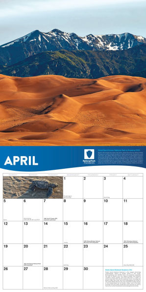 2026 National Park Foundation Wall Calendar