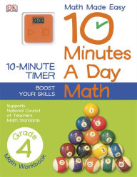 Title: 10 Minutes a Day Math, 4th Grade, Author: DK