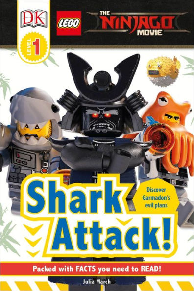 DK Readers L1: The LEGO® NINJAGO® MOVIET: Shark Attack!