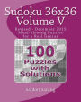 Sudoku 36x36 Vol V: Mind-blowing Puzzles for a Real Genius