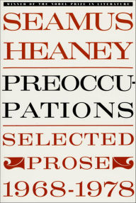 Title: Preoccupations: Selected Prose, 1968-1978, Author: Seamus Heaney