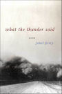 What the Thunder Said: A Novel