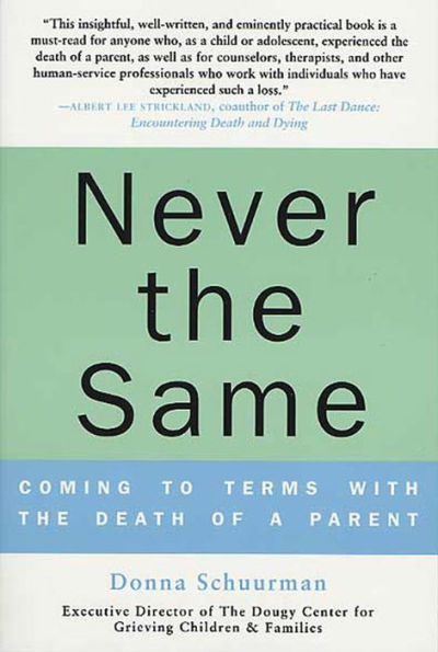 Never the Same: Coming to Terms with the Death of a Parent