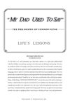 Alternative view 2 of MY DAD USED TO SAY: THE PHILOSOPHY OF COMMON SENSE
