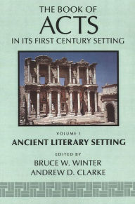 Title: The Book of Acts in Its Ancient Literary Setting, Author: Winter