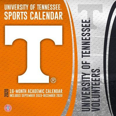 2020 Tennessee Volunteers 12x12 Team Wall Calendar By College