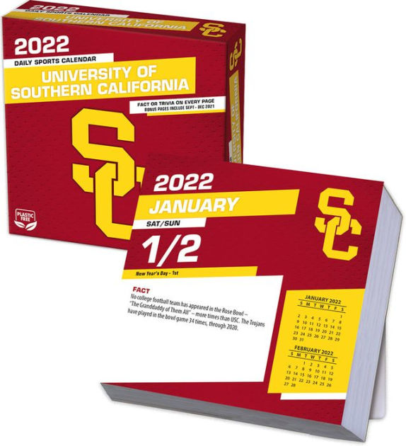 2022 Usc Trojans Box Calendar By College - Learfield | Barnes & Noble®