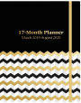 2020 Mid-Year Gold Chevron Monthly Planner