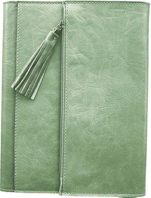 Weekly Leather Desk Planner Green By The Lang Companies Inc