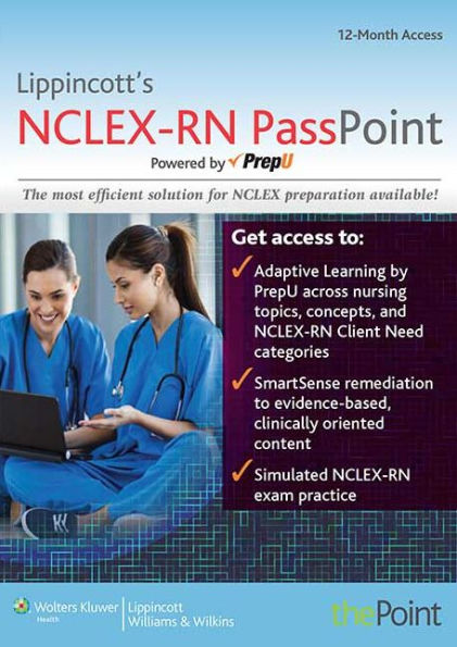 Lippincott's NCLEX-RN PassPoint: Powered by PrepU / Edition 12