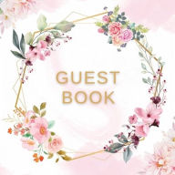 Title: Guest Book Classic Pink Flower Mist: Classic Guest Book Organizer Perfect for Your B&B, Hotel, Club, Birthday, Wedding, Special Party or Event, Author: Sticky Lolly