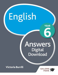 Title: English Year 6 Answers, Author: Victoria Burrill