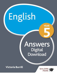 Title: English Year 5 Answers, Author: Victoria Burrill