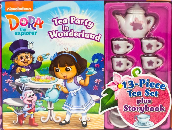 dora the explorer tea set