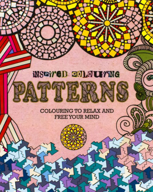 Inspired Coloring Patterns by Dominic Utton, Coloring Book Barnes