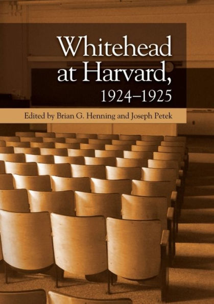 Whitehead at Harvard, 1924-1925