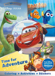 Title: Disney Pixar Time for Adventure: Over 50 Stickers!, Author: Parragon