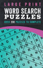 Large Print Word Search