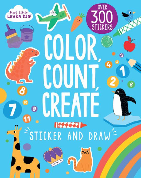 Sticker and Draw: Color, Count, Create