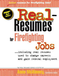 Title: Real Resumes for Firefighting Jobs, Author: Anne McKinney