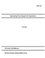 FM 1-01 Generating Force Support for Operations April 2008 US Army Field Manual