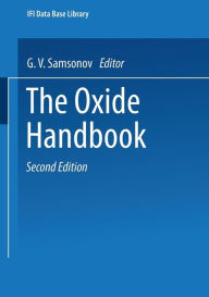 Title: The Oxide Handbook, Author: G. Samsonov