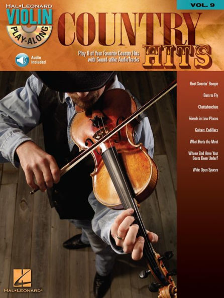 Country Hits (Songbook): Violin Play-Along Volume 9