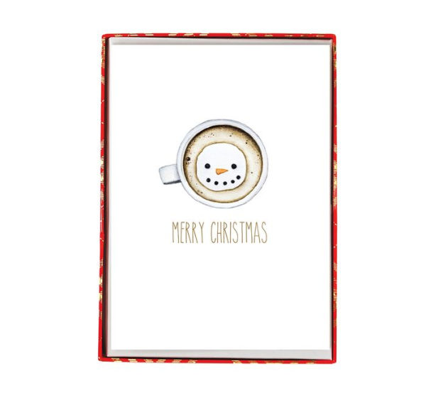 Snowman Marshmallow Christmas Boxed Cards