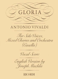 Title: Gloria RV589: Vocal Score, Author: Antonio Vivaldi