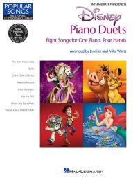 Title: Disney Piano Duets: Hal Leonard Student Piano Library Popular Songs Series Intermediate 1 Piano, 4 Hands, Author: Mike Watts
