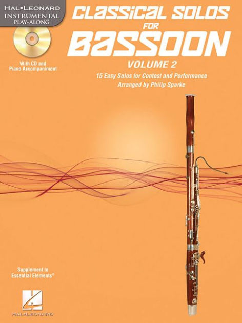 Classical Solos For Bassoon Vol 2 15 Easy Solos For Contest And Performance By Philip Sparke 7322