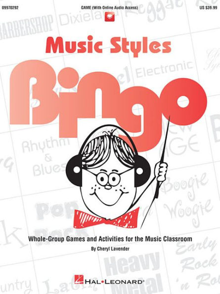Music Styles Bingo Book/Online Media