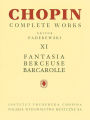 Fantasia, Berceuse, Barcarolle: Chopin Complete Works Vol. XI