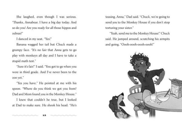 Anna, Banana, and the Monkey in the Middle (Anna, Banana Series #2)
