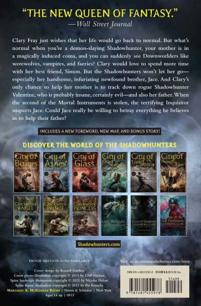 City of Ashes (The Mortal Instruments Series #2)