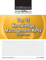 Title: Top 25 Knowledge Management KPIs of 2011-2012, Author: Smartkpis Com