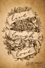 Live Laugh Love Antique Journal