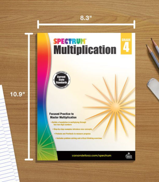 Multiplication Workbook, Grade 4