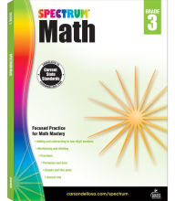 Title: Spectrum Math Workbook, Grade 3, Author: Spectrum